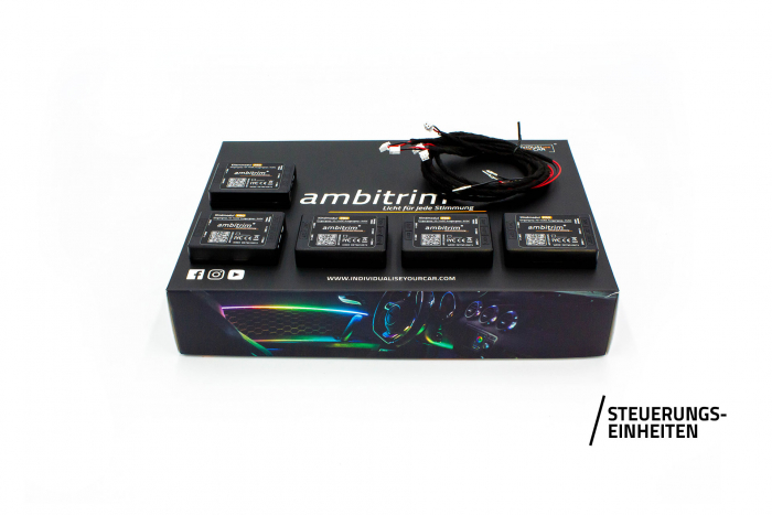 ambitrim® Digital PRO RGB RGBIC FULL LED Ambientebeleuchtung Sets Ambiente Lichtleiste